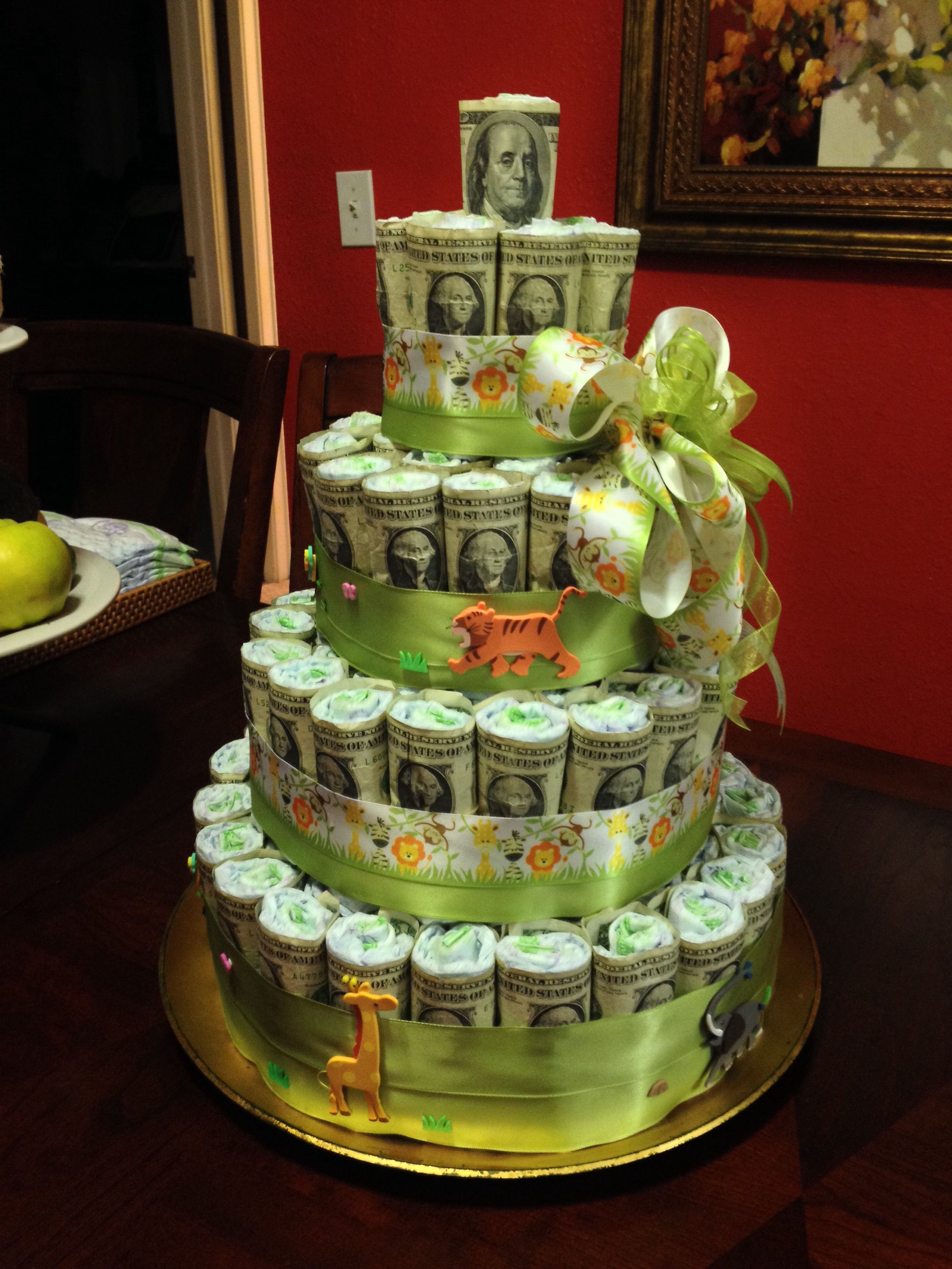 Best ideas about Money Birthday Cake
. Save or Pin Money diaper cake by Rany Fischer Great Gifts Now.