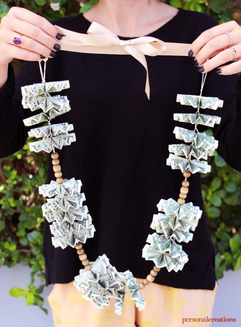 Best ideas about Money Lei DIY
. Save or Pin DIY Money Lei for Grads Personal Creations Blog Now.