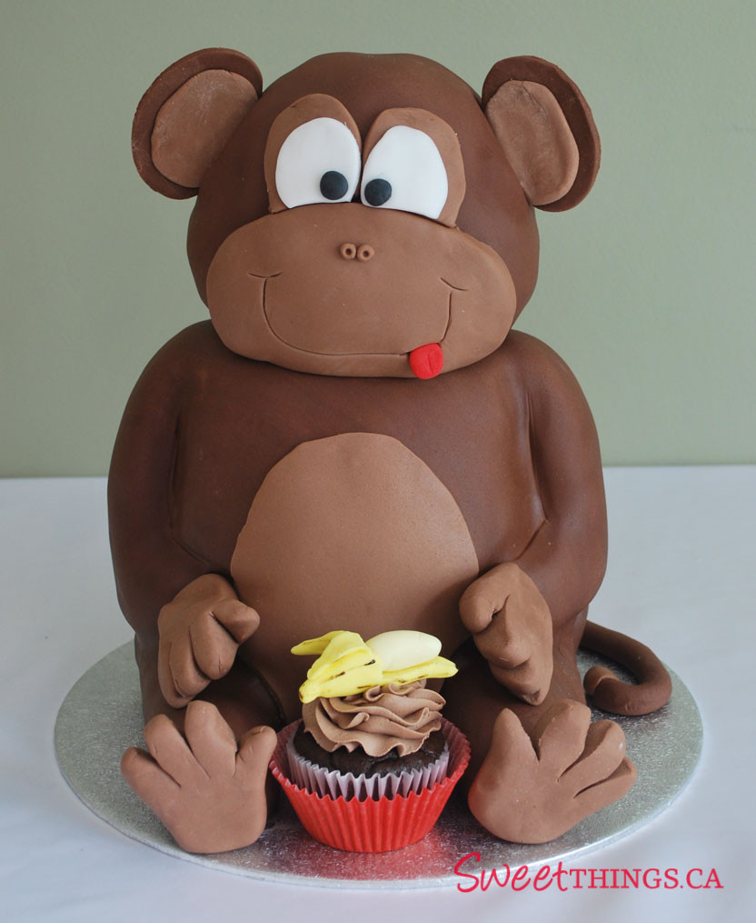 Best ideas about Monkey Birthday Cake
. Save or Pin SweetThings 1st Birthday Cake Sweet Monkey Cake Now.