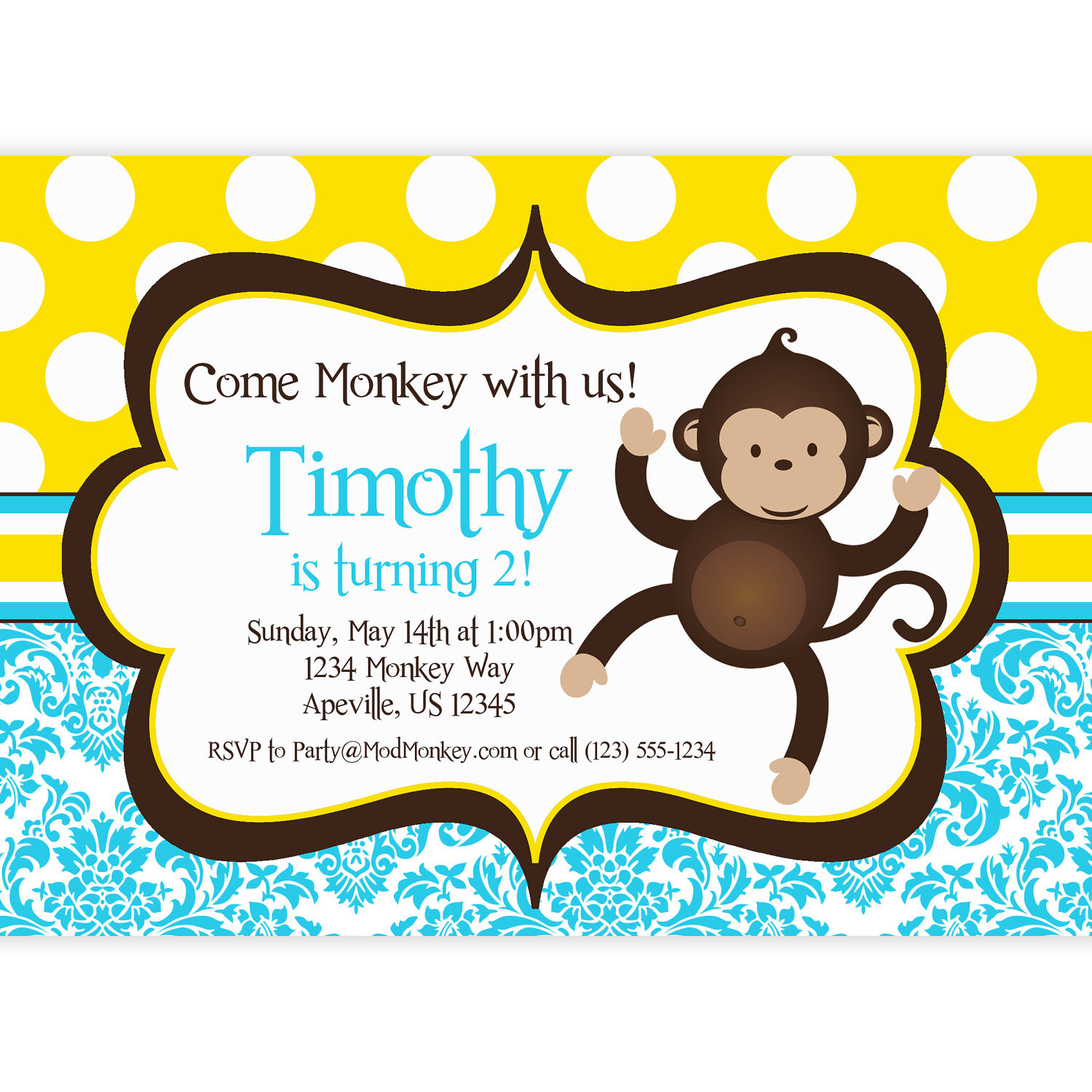 Best ideas about Monkey Birthday Invitations
. Save or Pin FREE Monkey Birthday Invitations – Bagvania FREE Printable Now.