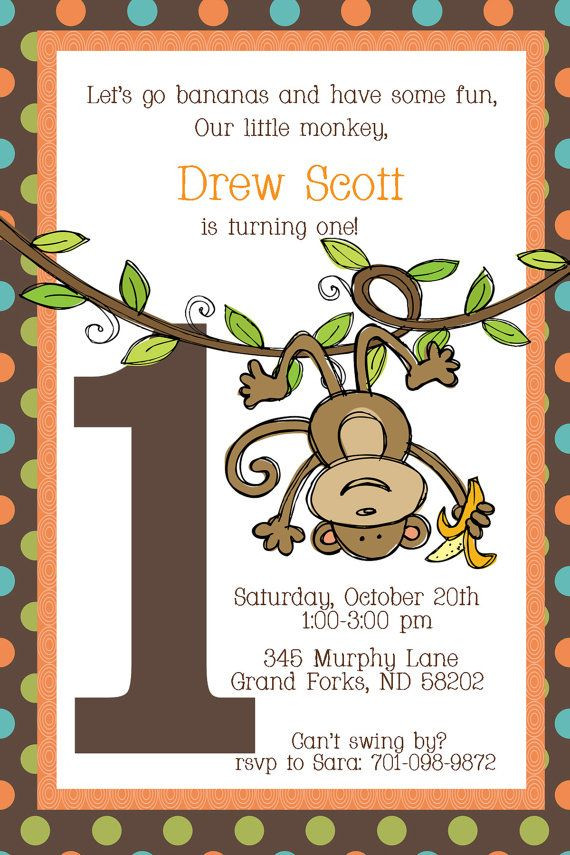 Best ideas about Monkey Birthday Invitations
. Save or Pin Best 20 Monkey First Birthday ideas on Pinterest Now.