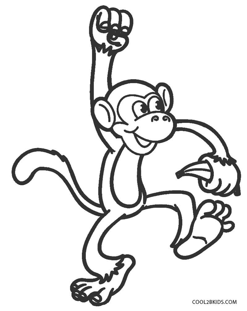 Best ideas about Monkey Printable Coloring Pages
. Save or Pin Free Printable Monkey Coloring Pages for Kids Now.