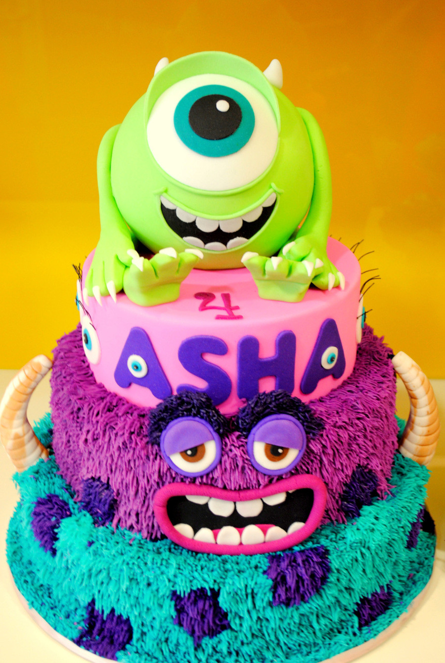 Best ideas about Monster Birthday Cake
. Save or Pin Monsters Inc Monsters University Cake CakeCentral Now.