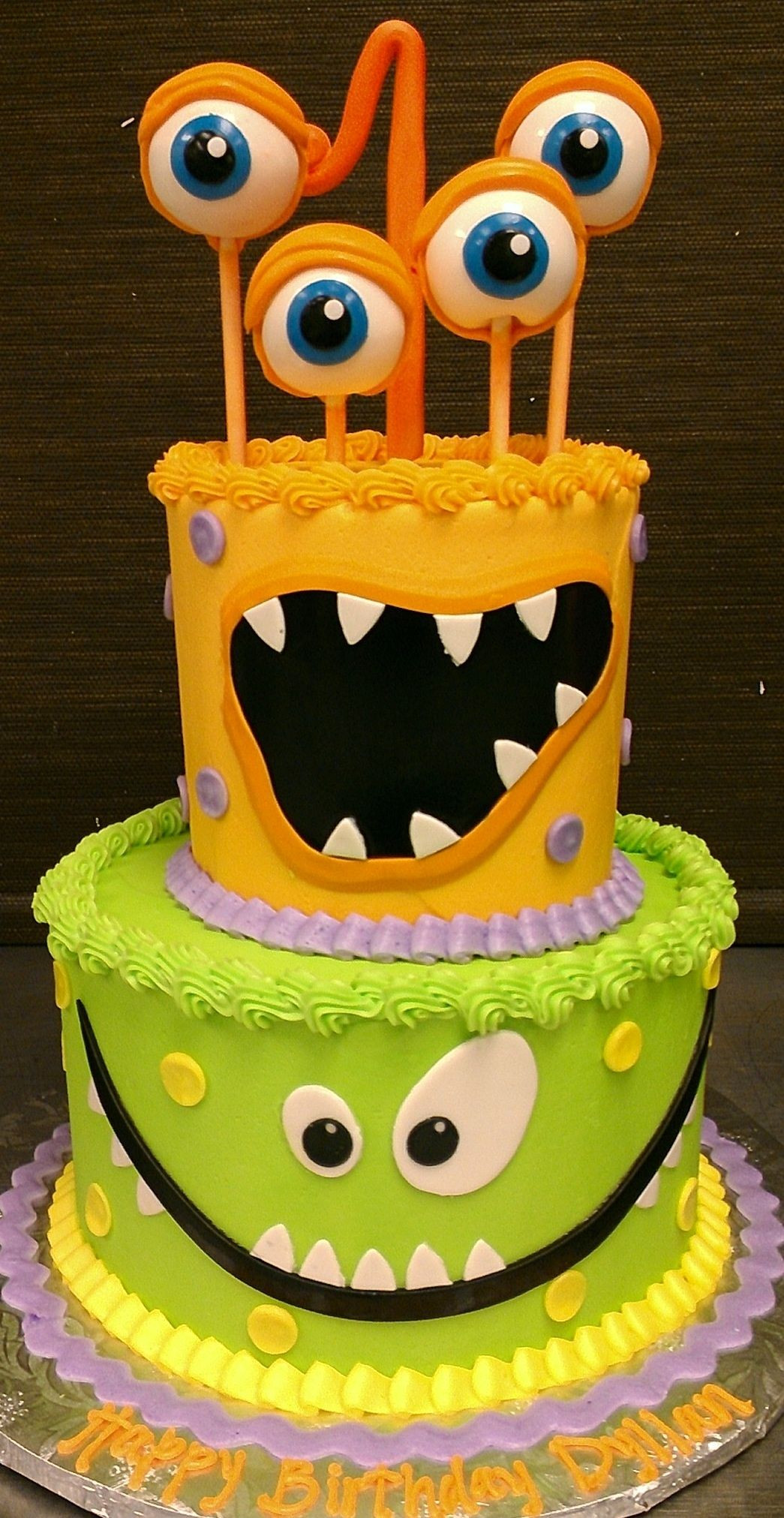 Best ideas about Monster Birthday Cake
. Save or Pin Monster birthday cake Birthday Ideas Now.