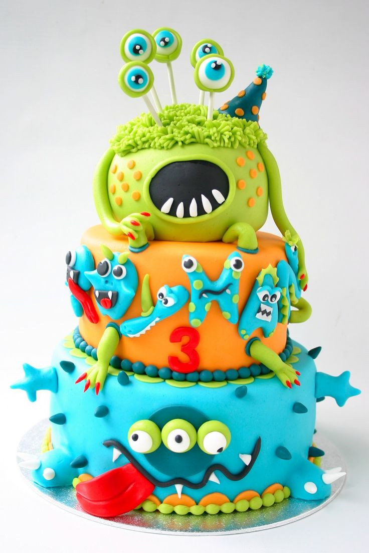 Best ideas about Monster Birthday Cake
. Save or Pin 1008 best Unique Kids Birthday Cakes images on Pinterest Now.