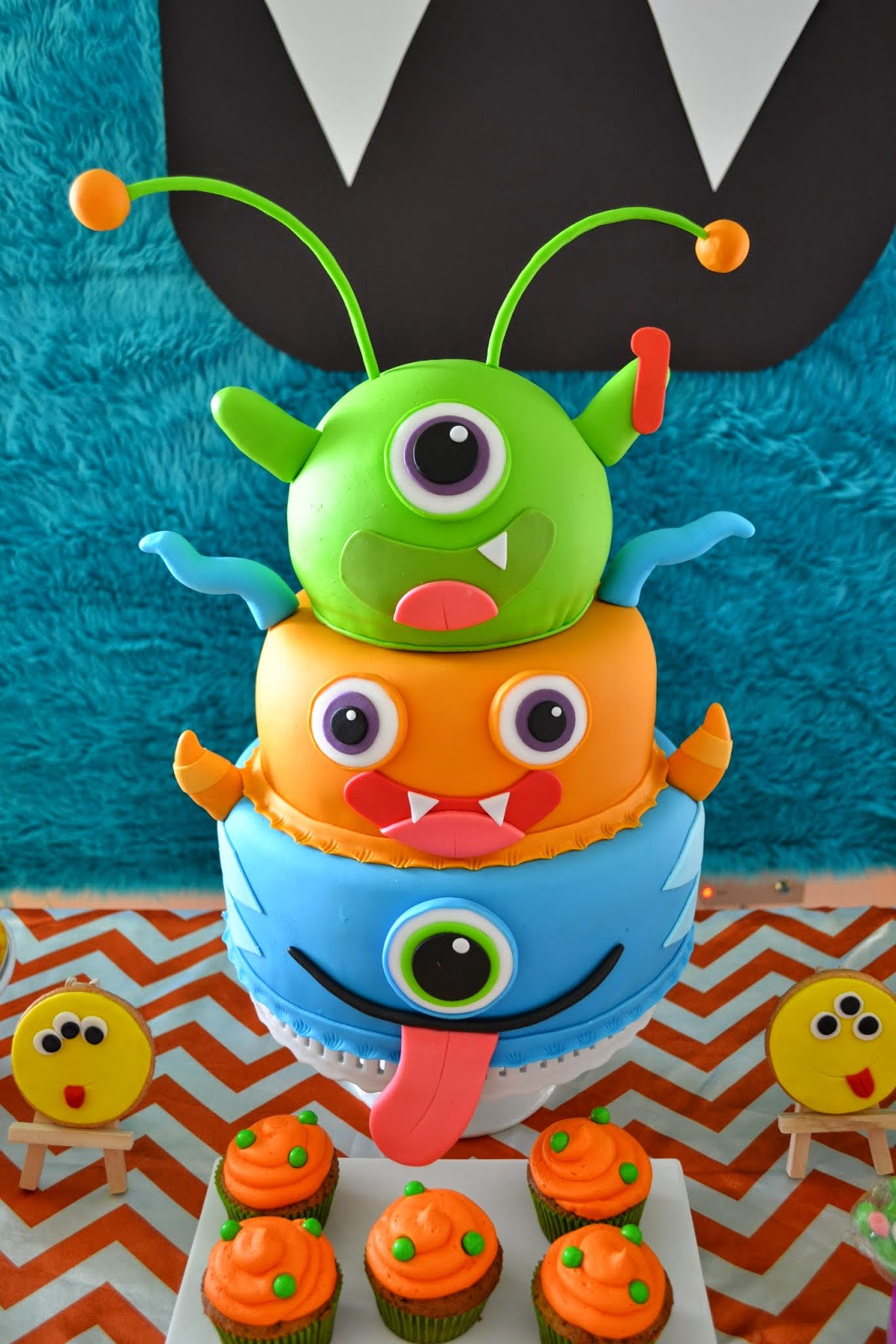 Best ideas about Monster Birthday Cake
. Save or Pin Partylicious Events PR Little Monster Birthday Bash Now.