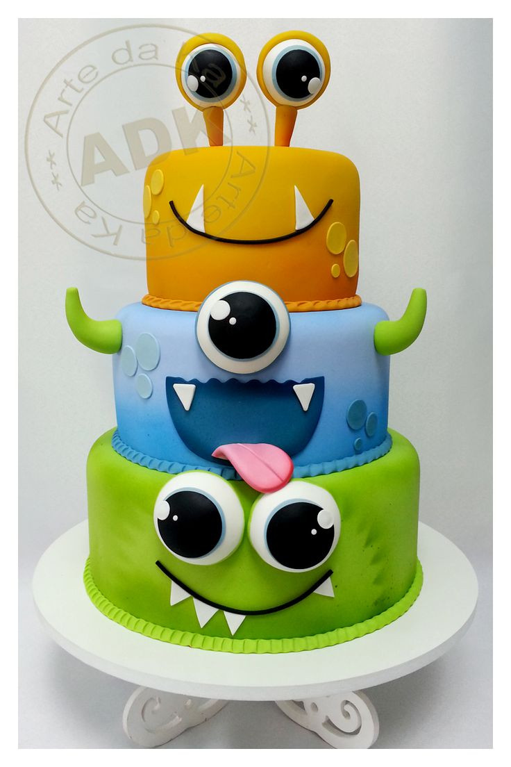 Best ideas about Monster Birthday Cake
. Save or Pin Little Monsters Cake Party Ideas Now.