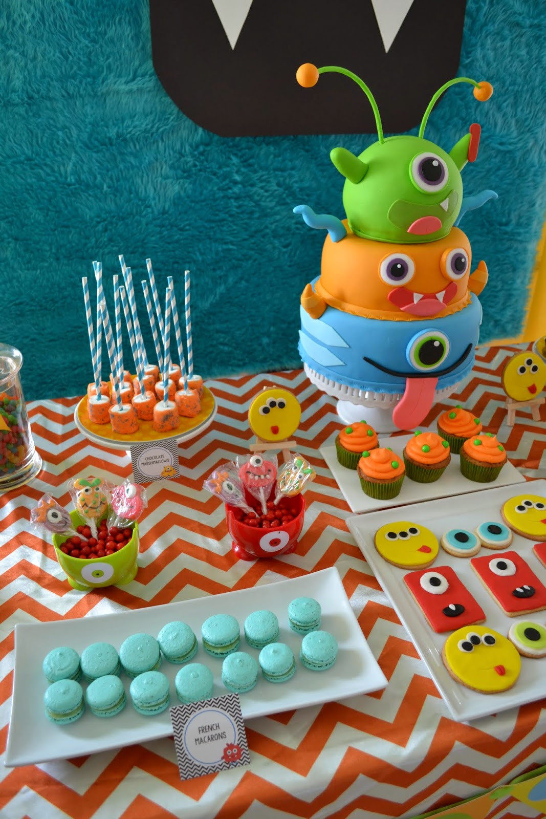 Best ideas about Monster Birthday Decorations
. Save or Pin Partylicious Events PR Little Monster Birthday Bash Now.