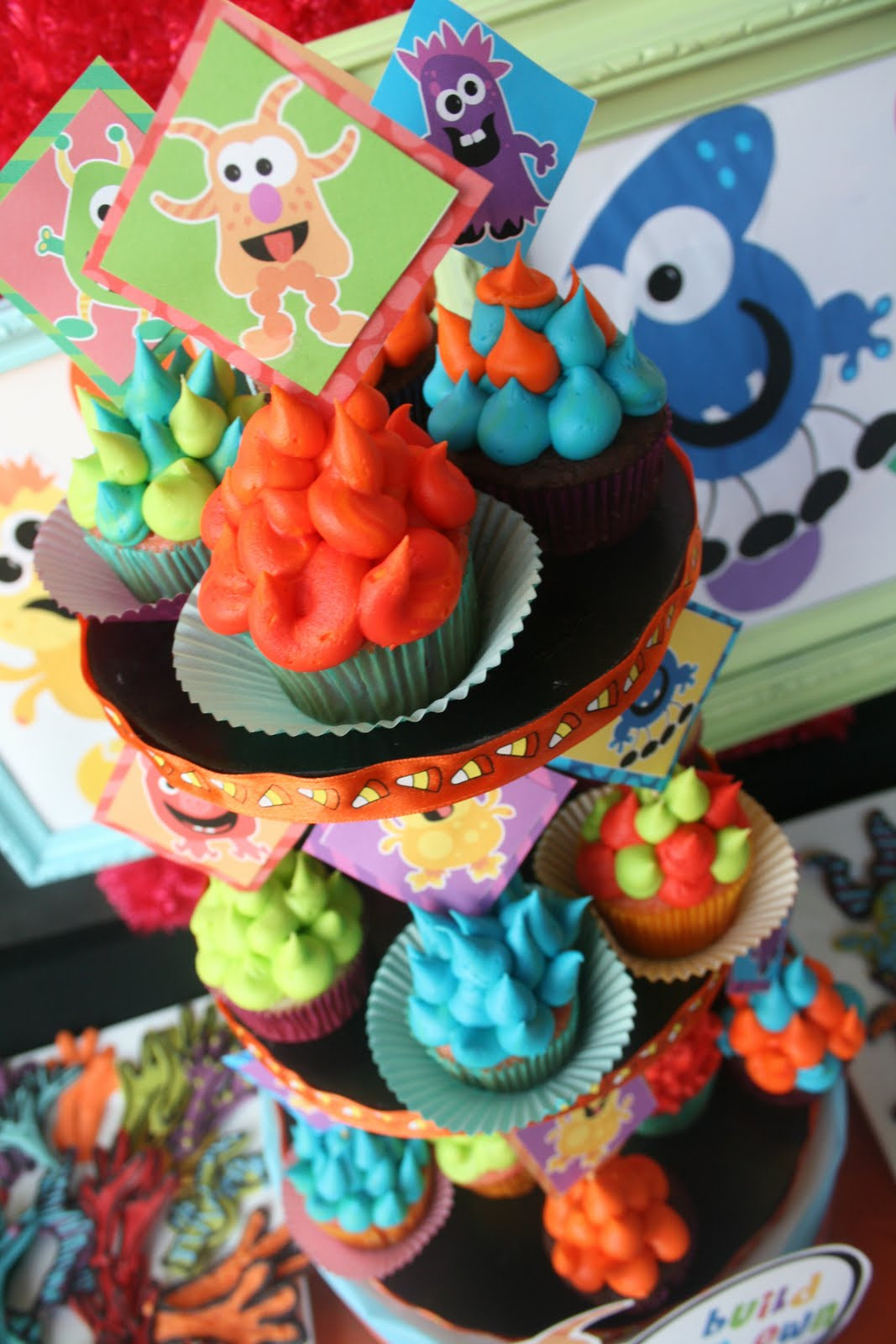 Best ideas about Monster Birthday Decorations
. Save or Pin Kara s Party Ideas Colorful Monster Bash Party Now.