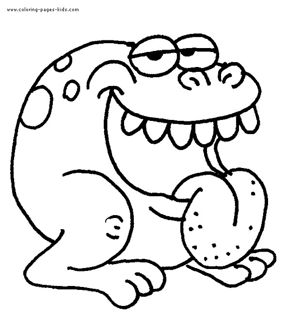 Best ideas about Monster Coloring Sheets For Kids
. Save or Pin Monster color page Coloring pages for kids Fantasy Now.