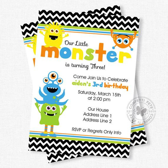 Best ideas about Monster First Birthday Invitations
. Save or Pin Monster Birthday Invitation Little Monster 1st Birthday Now.