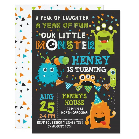 Best ideas about Monster First Birthday Invitations
. Save or Pin Monster First Birthday Invitation Monster Invite Now.