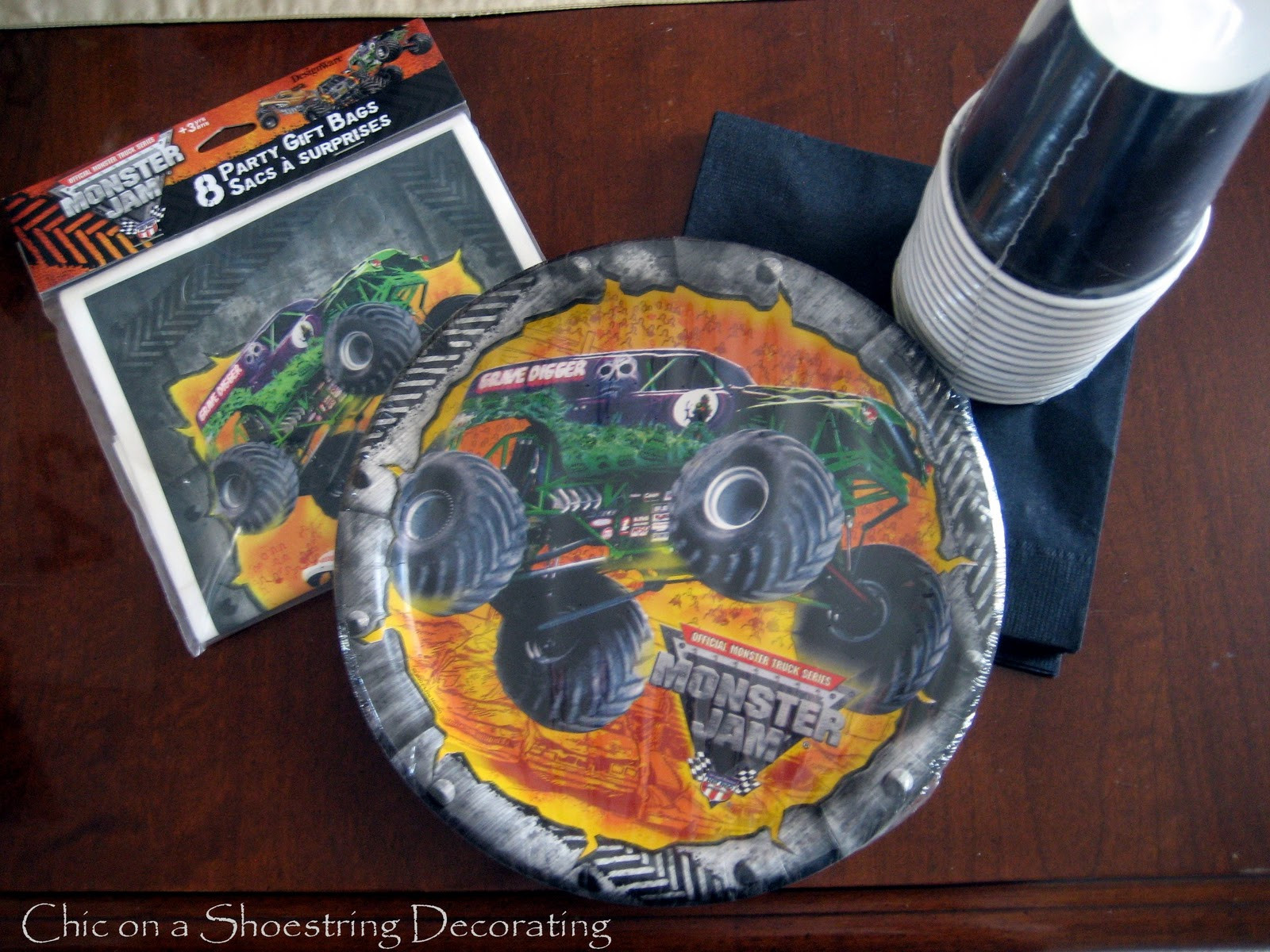 Best ideas about Monster Jam Birthday Party
. Save or Pin Chic on a Shoestring Decorating Monster Jam Birthday Party Now.