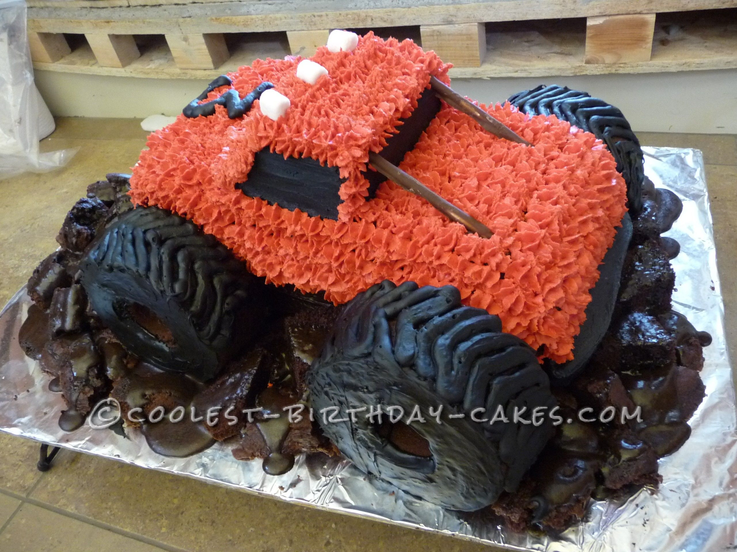 Best ideas about Monster Truck Birthday Cake
. Save or Pin Muddy Monster Truck Birthday Cake Now.