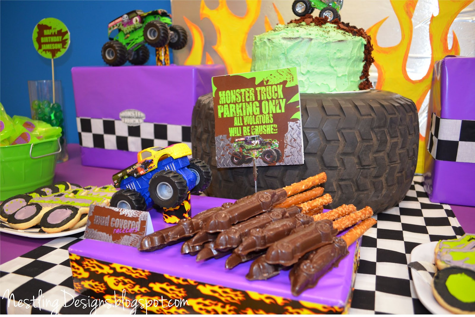 Best ideas about Monster Truck Birthday Party
. Save or Pin Nestling Monster Truck Party Reveal Now.