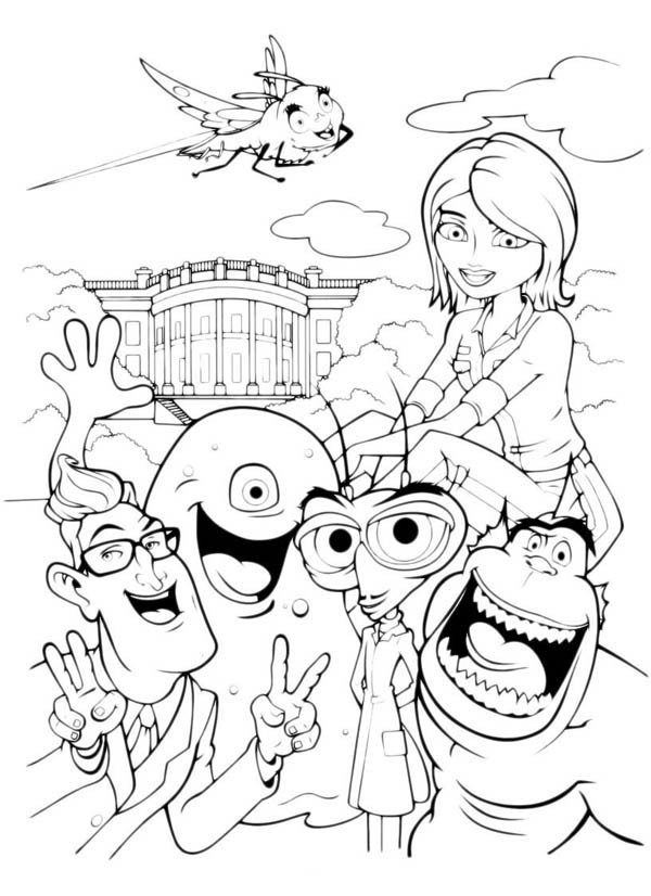 Best ideas about Monsters Vs Aliens Free Coloring Pages
. Save or Pin Picture of Monster vs Aliens Coloring Page Now.