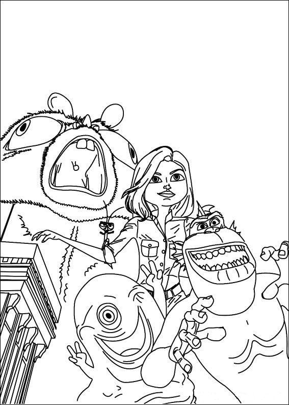 Best ideas about Monsters Vs Aliens Free Coloring Pages
. Save or Pin Kids n fun Now.