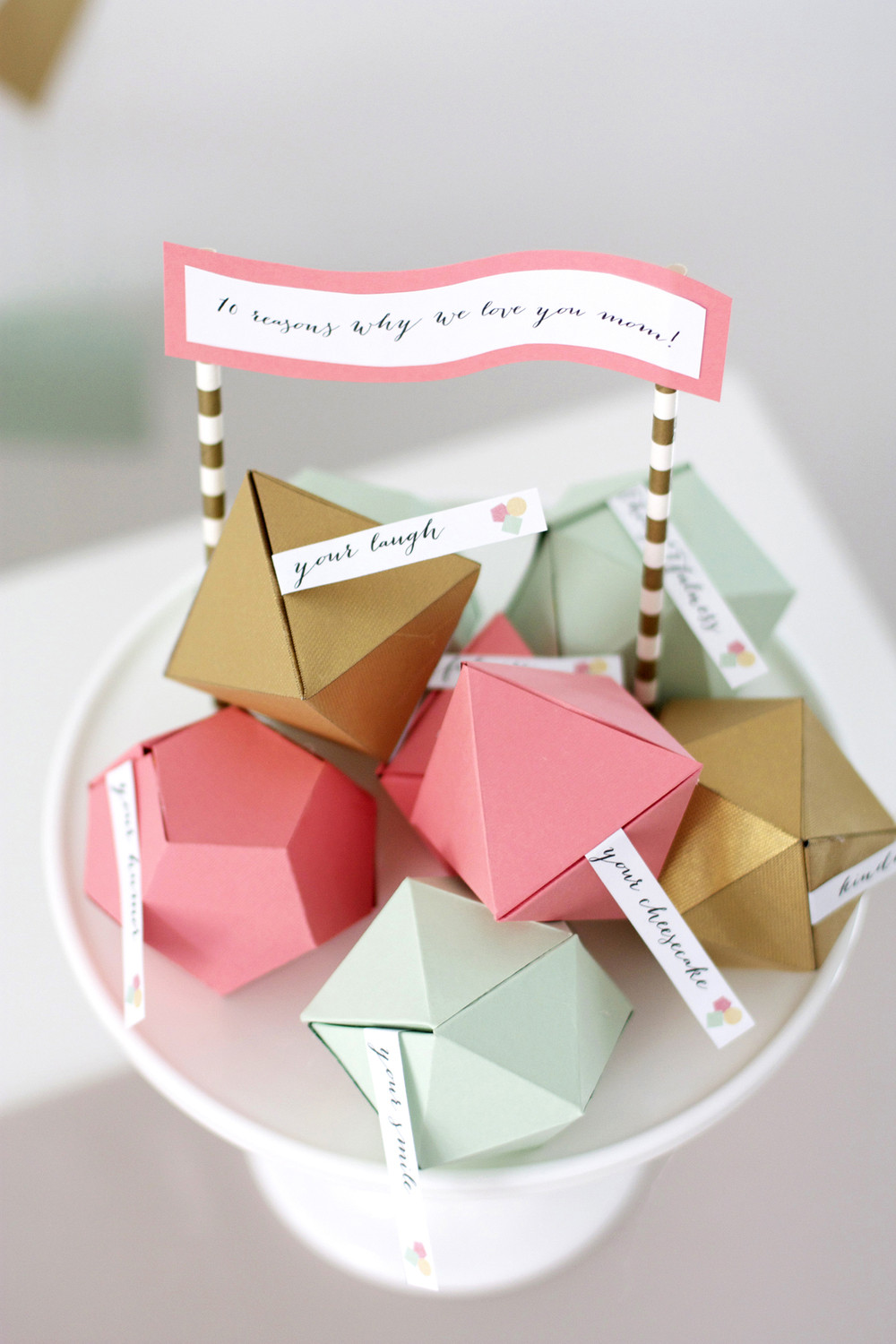 Best ideas about Mother Day Craft Ideas
. Save or Pin Geometric Mother s Day Surprise — Kristi Murphy Now.