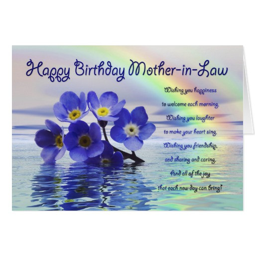 Best ideas about Mother In Law Birthday Card
. Save or Pin Birthday card for mother in law with for me not Now.
