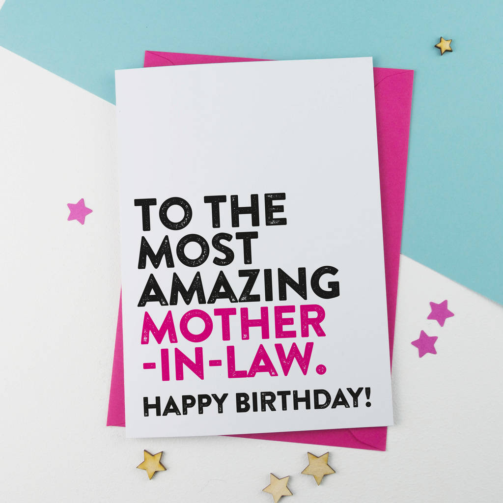 Best ideas about Mother In Law Birthday Card
. Save or Pin most amazing mother in law birthday card by a is for Now.