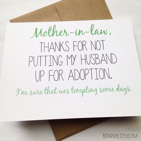 Best ideas about Mother In Law Birthday Card
. Save or Pin Mother in Law Card Mother s Day Card Mom Birthday Card Now.