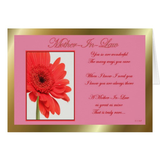 Best ideas about Mother In Law Birthday Card
. Save or Pin Happy Birthday to mother in law with flowers Greeting Card Now.