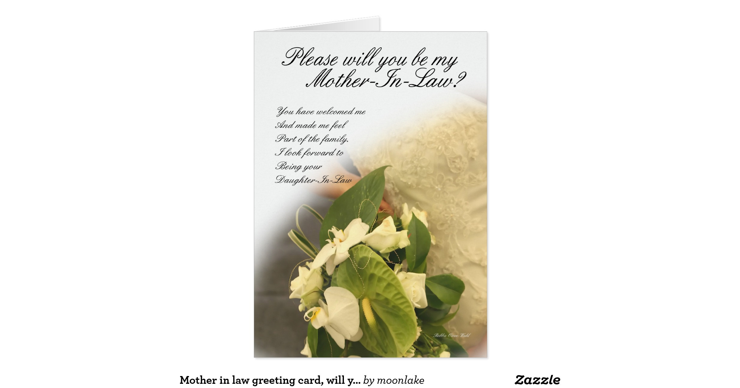 Best ideas about Mother In Law Birthday Card
. Save or Pin Mother in law greeting card will you be my mother Now.