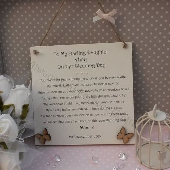 Best ideas about Mother To Daughter Wedding Gift Ideas
. Save or Pin Daughters Wedding day and Wedding day ts on Pinterest Now.