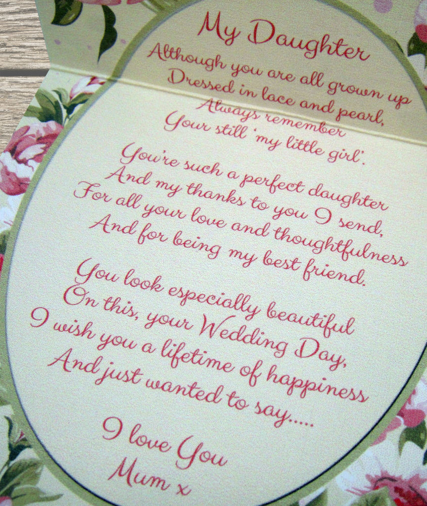 Best ideas about Mother To Daughter Wedding Gift Ideas
. Save or Pin MOTHER OF THE BRIDE GIFT FOR BRIDE Sentiments Gift Now.