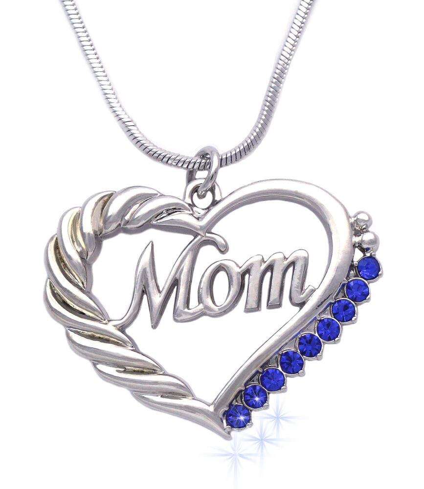 Best ideas about Mother's Birthday Gifts
. Save or Pin Mother s Day Birthday Gift MOM Word Royal Blue Crystal Now.