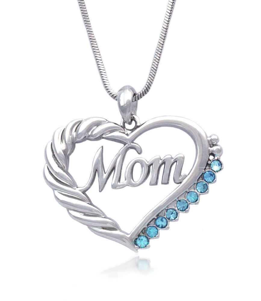 Best ideas about Mother's Birthday Gifts
. Save or Pin Mother s Day Birthday Gift MOM Word Aqua Blue Crystal Now.