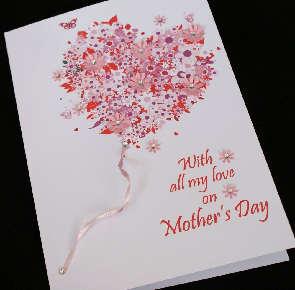 Best ideas about Mother'S Day Card DIY
. Save or Pin LARGE Handmade Personalised BIRTHDAY or MOTHER S DAY Card Now.