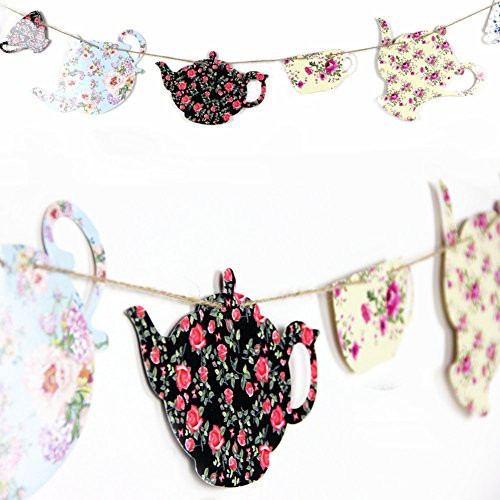 Best ideas about Mother'S Day DIY
. Save or Pin Paper Teapots Tea Cup Banner DIY Hanging Garlands Mother s Now.