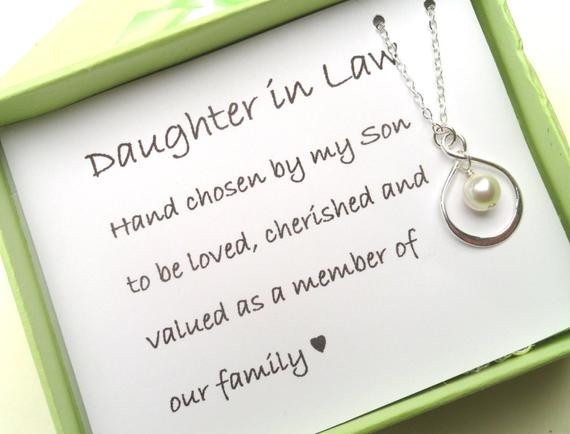Best ideas about Mother'S Day Gift Ideas For Daughter In Law
. Save or Pin Daughter In Law Gift Gift Boxed Jewelry by Alwaysabridesmade Now.