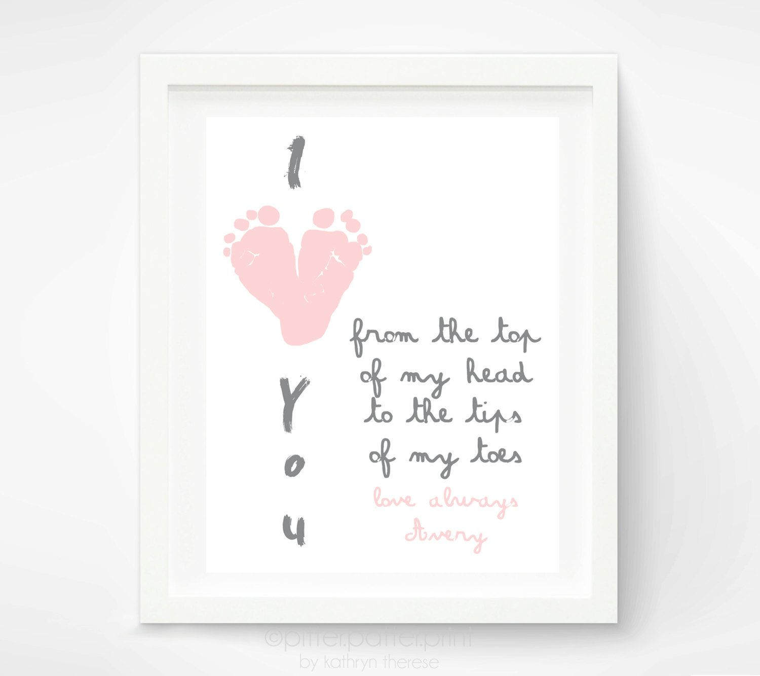 Best ideas about Mother'S Day Gift Ideas From Baby
. Save or Pin Mother s Day Gift for Grandma I Love You Baby Footprint Now.