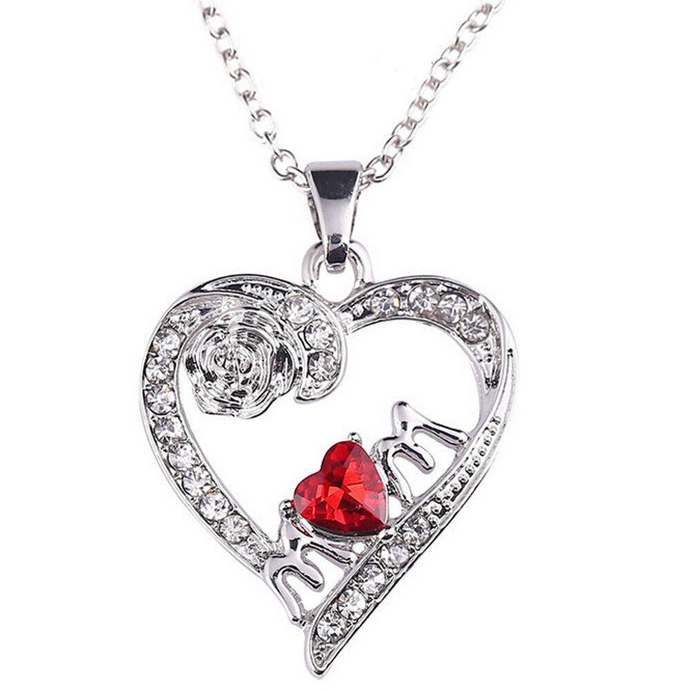 Best ideas about Mother'S Day Jewelry Gift Ideas
. Save or Pin Charm Mother s Day Gift for Mom Friend Red Diamond Heart Now.