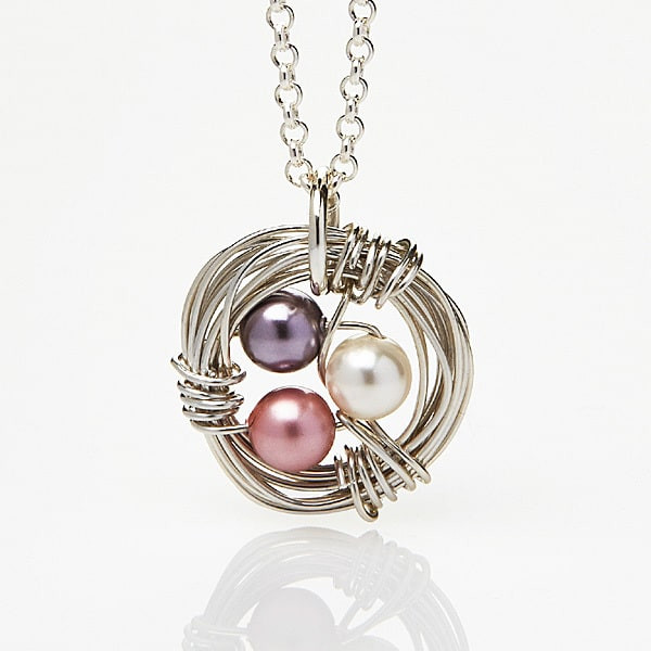 Best ideas about Mother'S Day Jewelry Gift Ideas
. Save or Pin Birthstone Bird Nest Family Necklace Now.
