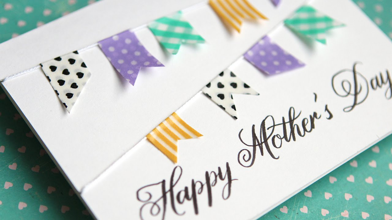 Best ideas about Mothers Day Cards DIY
. Save or Pin Simple DIY Mother s Day Card No stamping Now.