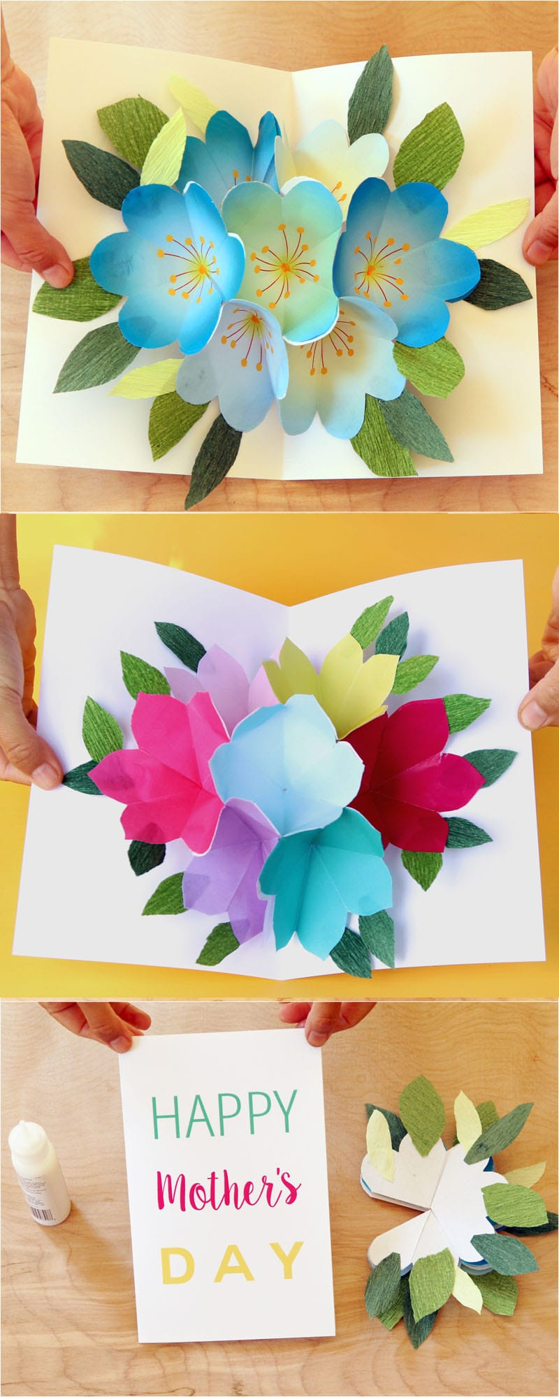 Best ideas about Mothers Day Cards DIY
. Save or Pin Pop Up Flowers DIY Printable Mother s Day Card A Piece Now.