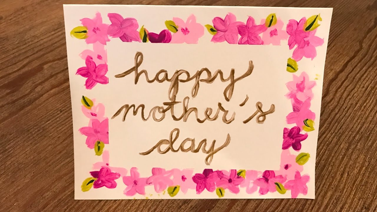 Best ideas about Mothers Day Cards DIY
. Save or Pin Homemade Mother s Day Card Kids Crafts DIY Now.