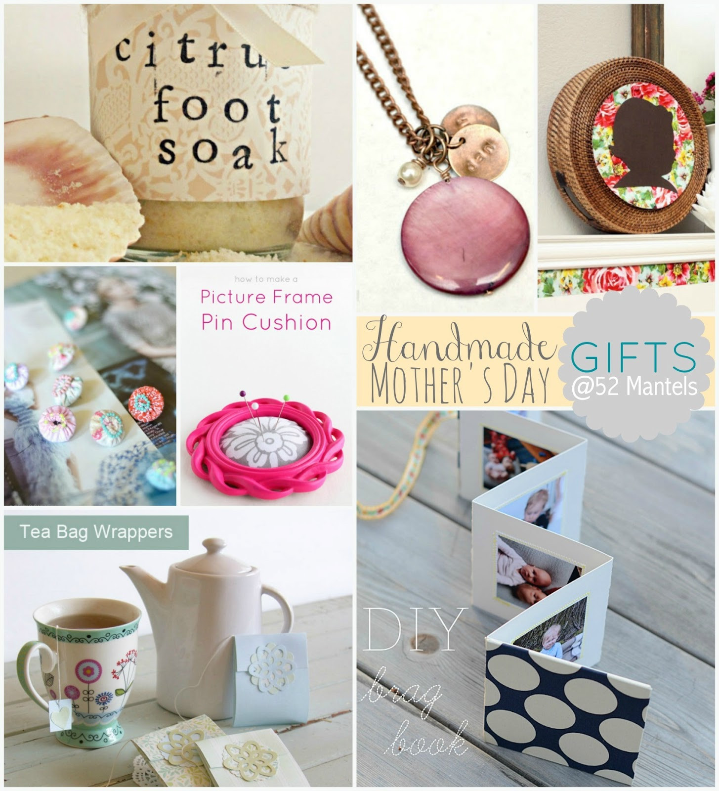 Best ideas about Mothers Day Handmade Gift Ideas
. Save or Pin 52 Mantels Handmade Mother s Day Gift Ideas Now.