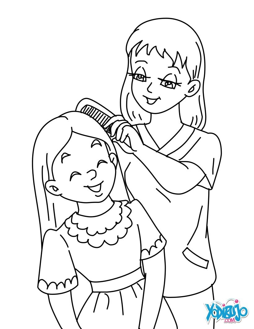 Best ideas about Mothersday Coloring Sheets For Girls
. Save or Pin Mother and daughter coloring pages Hellokids Now.