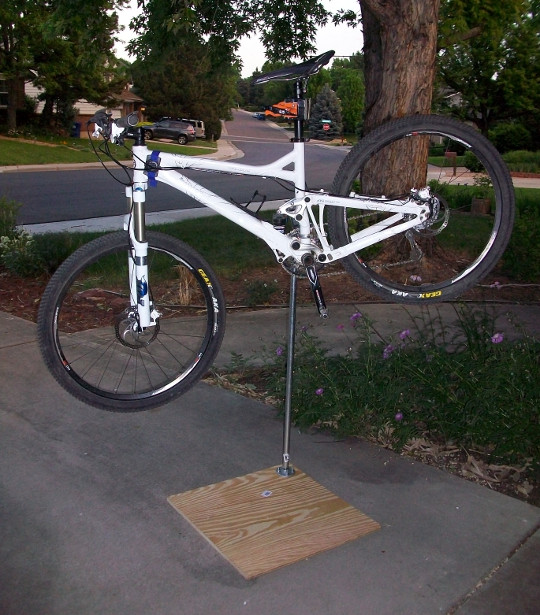 Best ideas about Motorcycle Stand DIY
. Save or Pin DIY How to Build Your Own Bike Work Stand Singletracks Now.