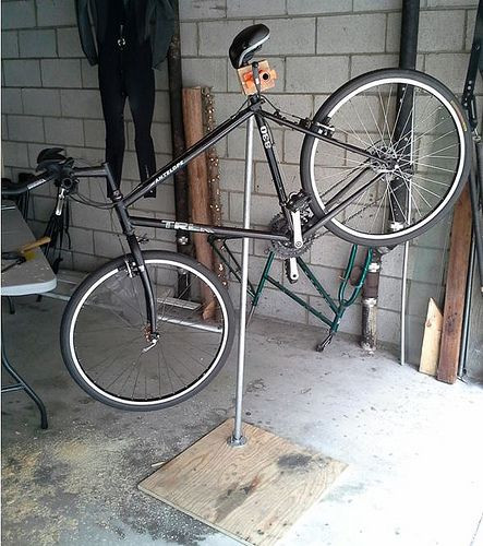 Best ideas about Motorcycle Stand DIY
. Save or Pin DIY Bicycle Repair Stand by Andrew Li Now.