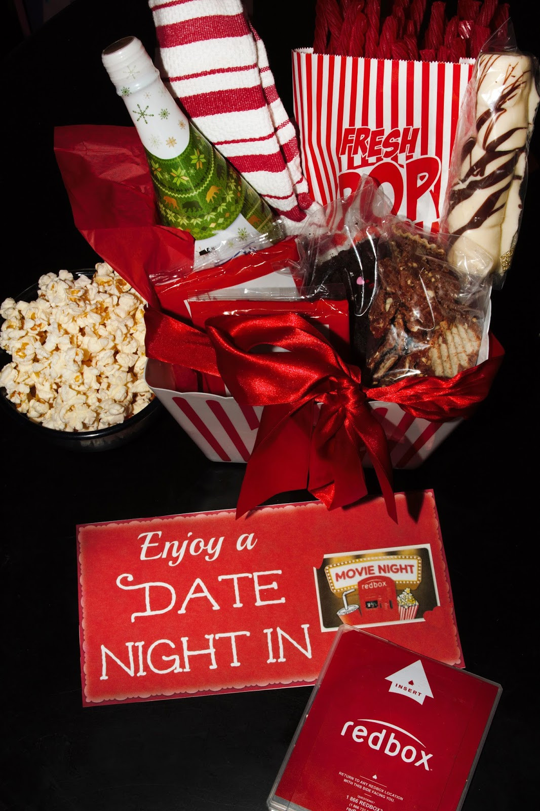 Best ideas about Movie Gift Basket Ideas Homemade
. Save or Pin For the Love of Food DIY Date Night In Gift Basket with Now.