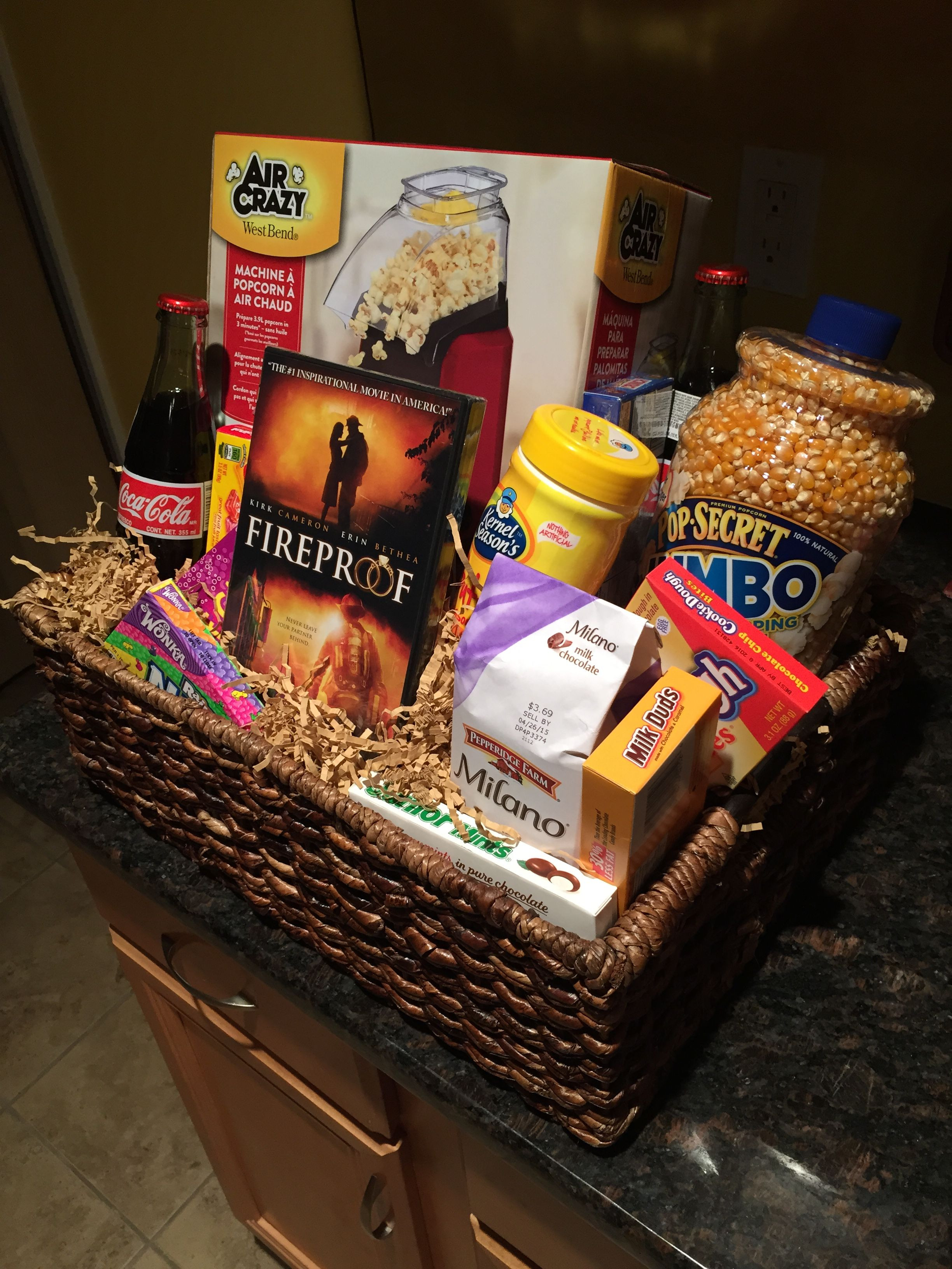 Best ideas about Movie Gift Basket Ideas Homemade
. Save or Pin Movie Night Basket for a Silent Auction or Fundraiser Now.