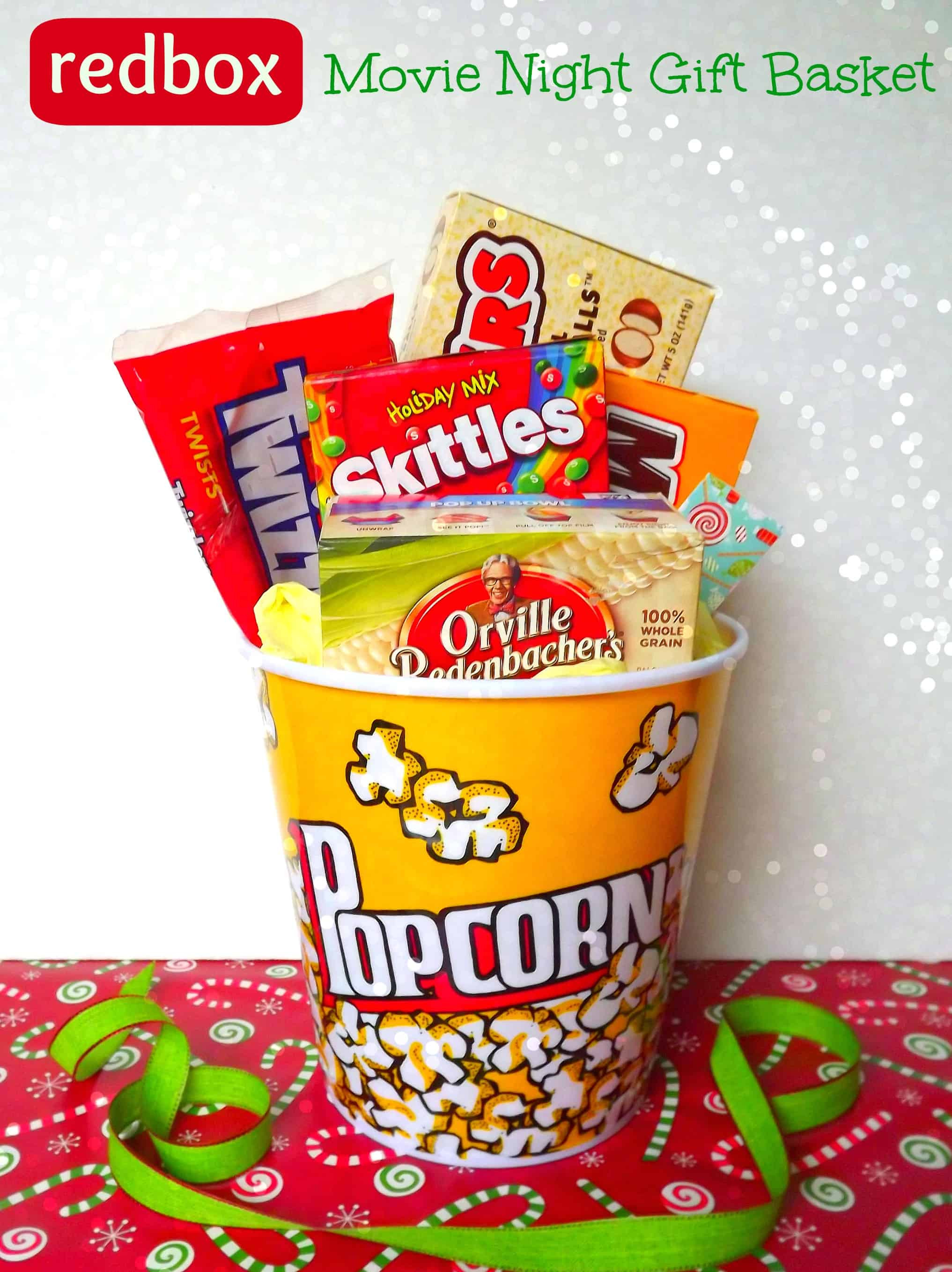 Best ideas about Movie Gift Basket Ideas Homemade
. Save or Pin DIY Movie Night Redbox Gift Basket Teacher Gift Idea Now.