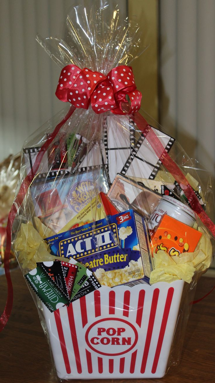 Best ideas about Movie Night Gift Baskets Ideas
. Save or Pin 25 best ideas about Movie basket t on Pinterest Now.