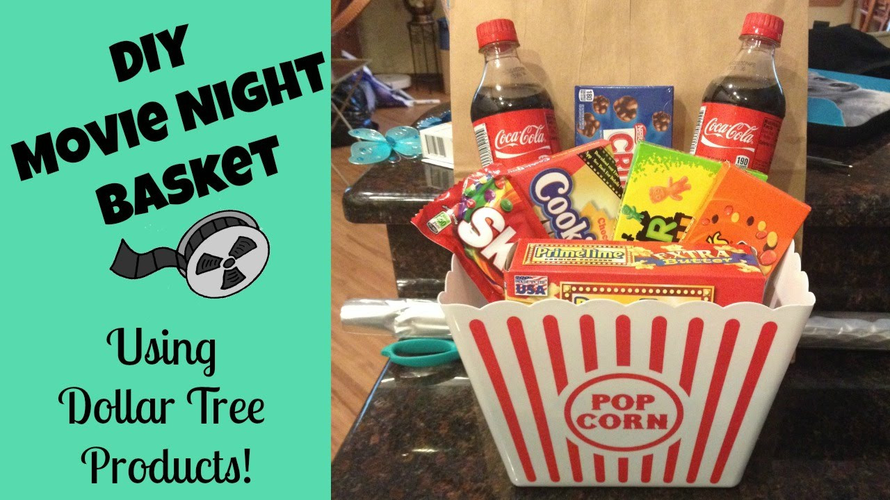 Best ideas about Movie Night Gift Baskets Ideas
. Save or Pin Dollar Tree Gift Basket Idea Now.