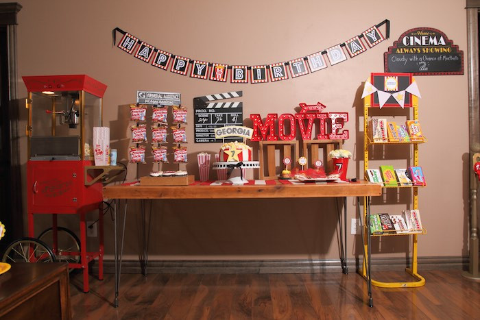 Best ideas about Movie Theater Birthday Party
. Save or Pin Kara s Party Ideas Movie Theatre Birthday Party Now.